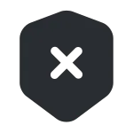 Shield Cross SVG Icon